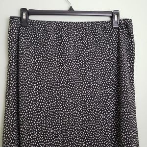 East 5th Skirts - east 5th Black White Polka Dot Ruffle Bottom Skirt East 5th Skirts - east 5th Black White Polka Dot Ruffle Bottom Skirt